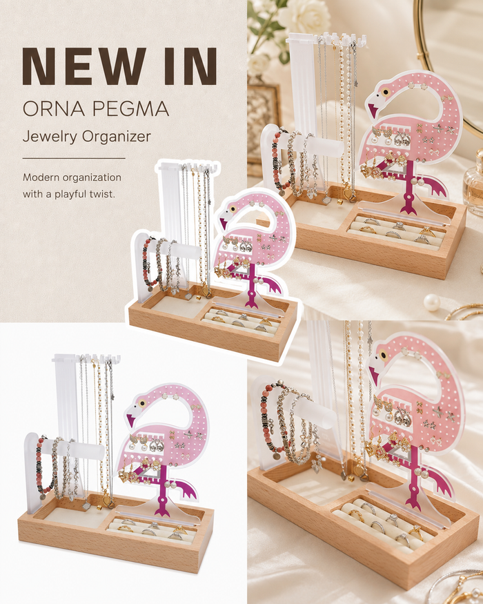 OrnaPegma themed jewelry storage rack