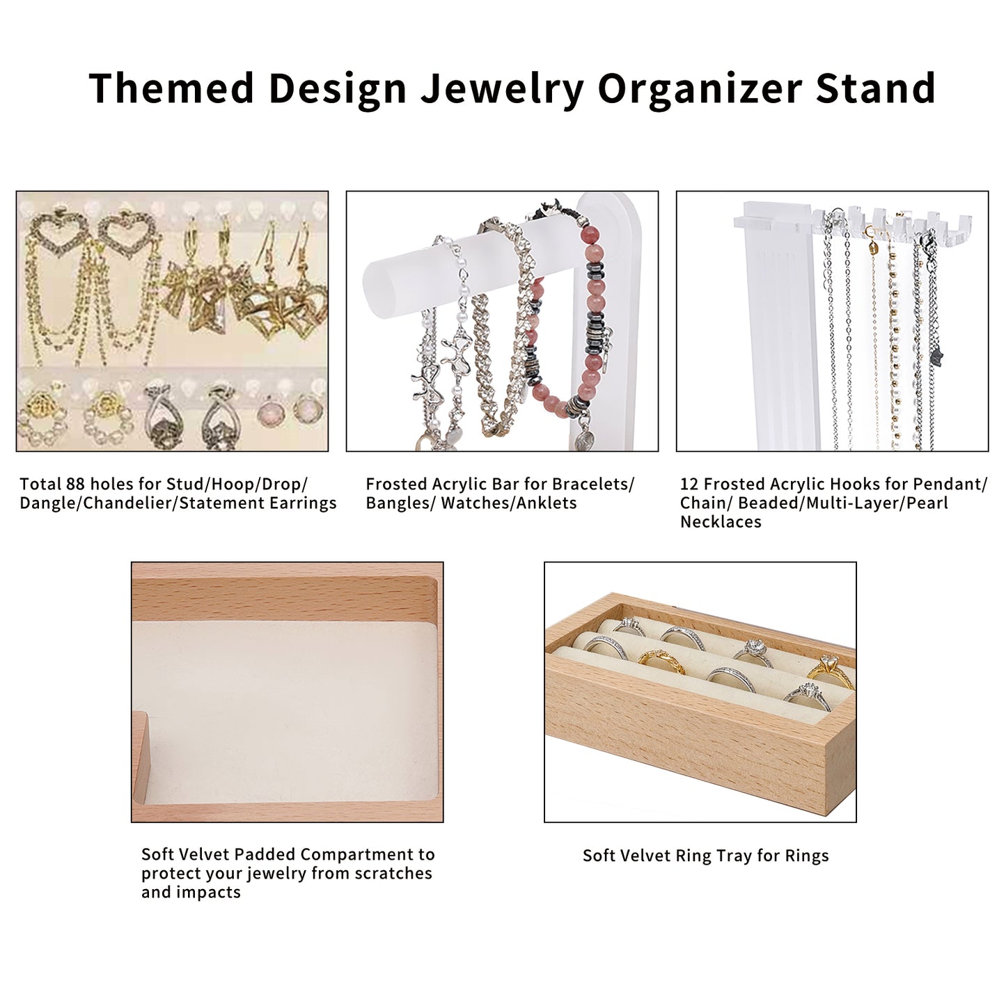 Themed Storage - Tulips | Jewelry holder stand
