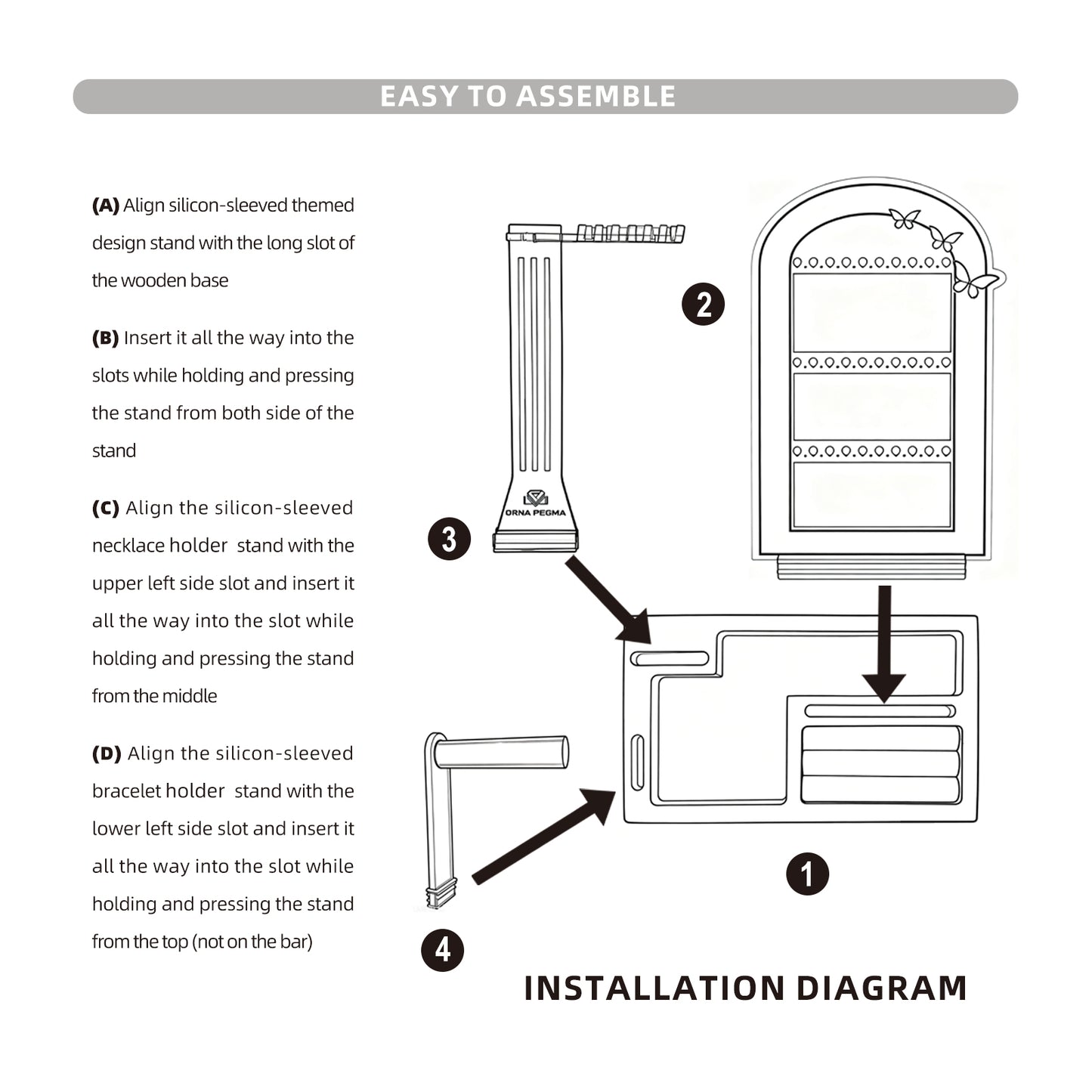 Themed Storage - Cactus  | Earring Organizer stand