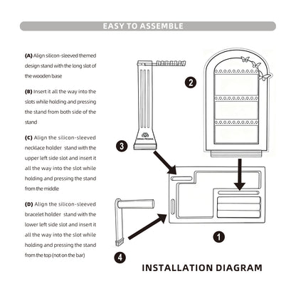 Themed Storage - Tulips | Jewelry holder stand