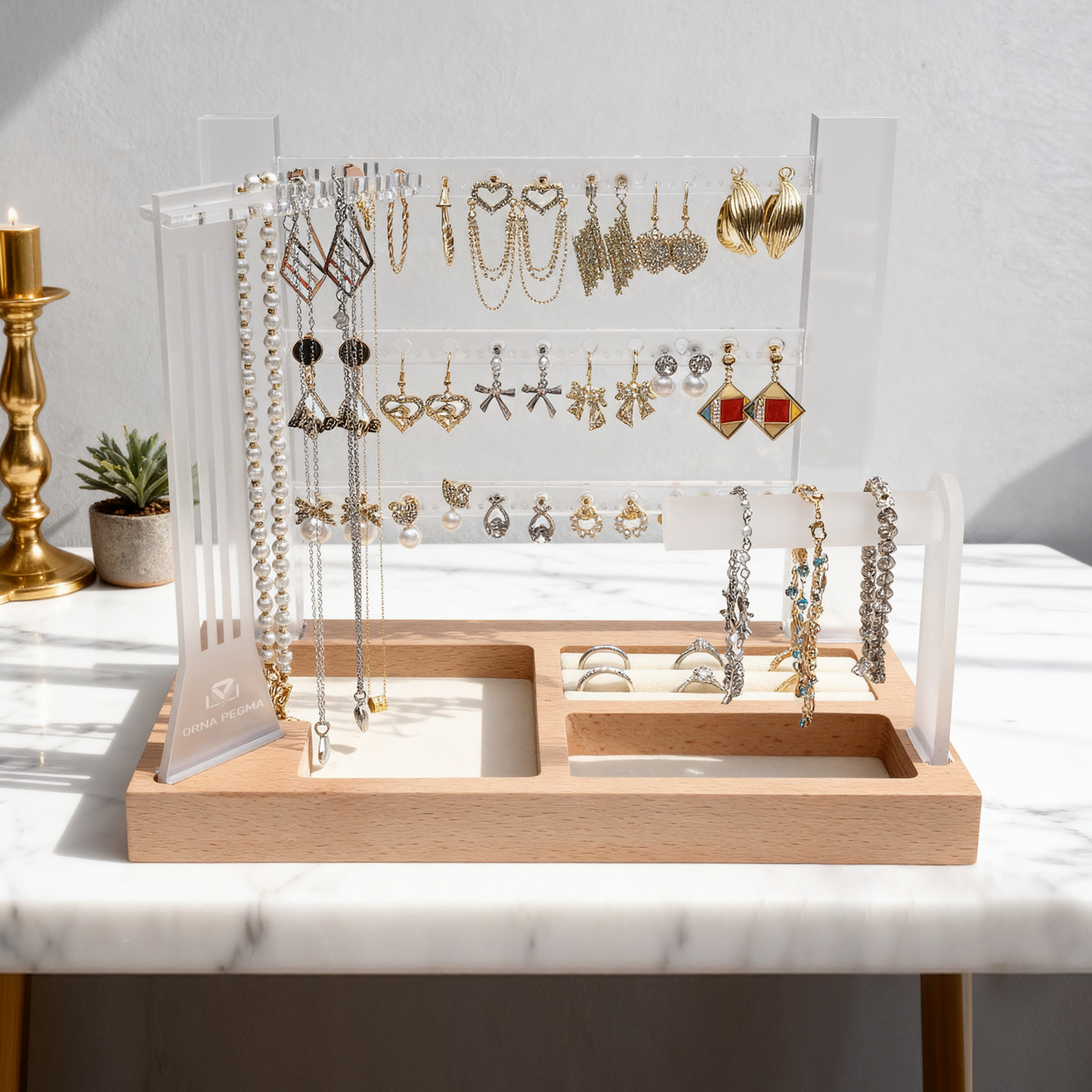 3 Tier Storage - Clear | Bracelet Holder
