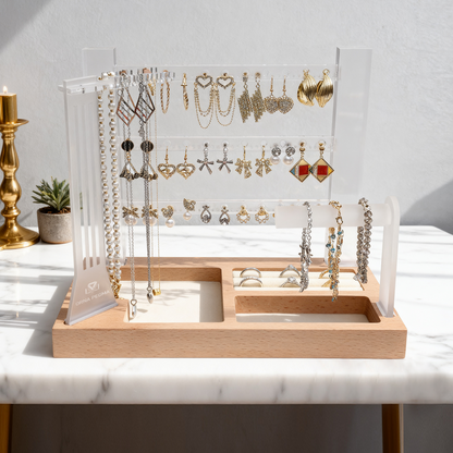 3 Tier Storage - Clear | Bracelet Holder