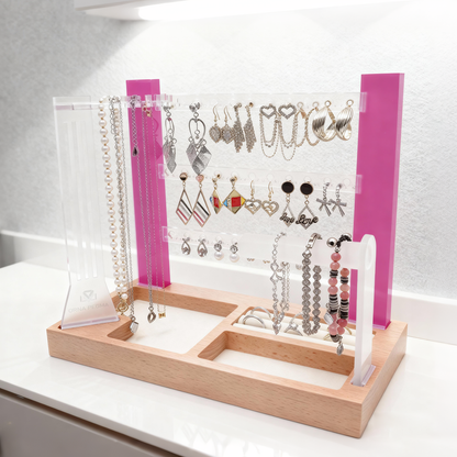 3 Tier Storage - Magenta | Jewellry Stand