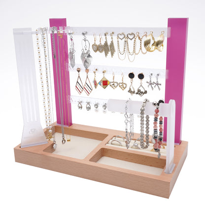 3 Tier Storage - Magenta | Jewellry Stand