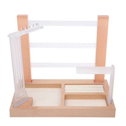3 Tier Storage - Peach | Jewellery Organiser
