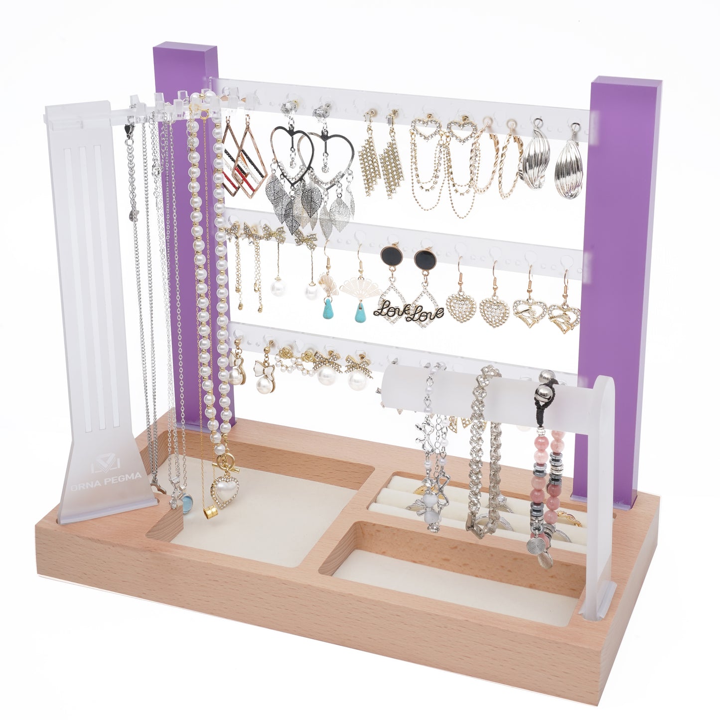 3 Tier Storage - Violet | Jewelry Storage Organizer for girls