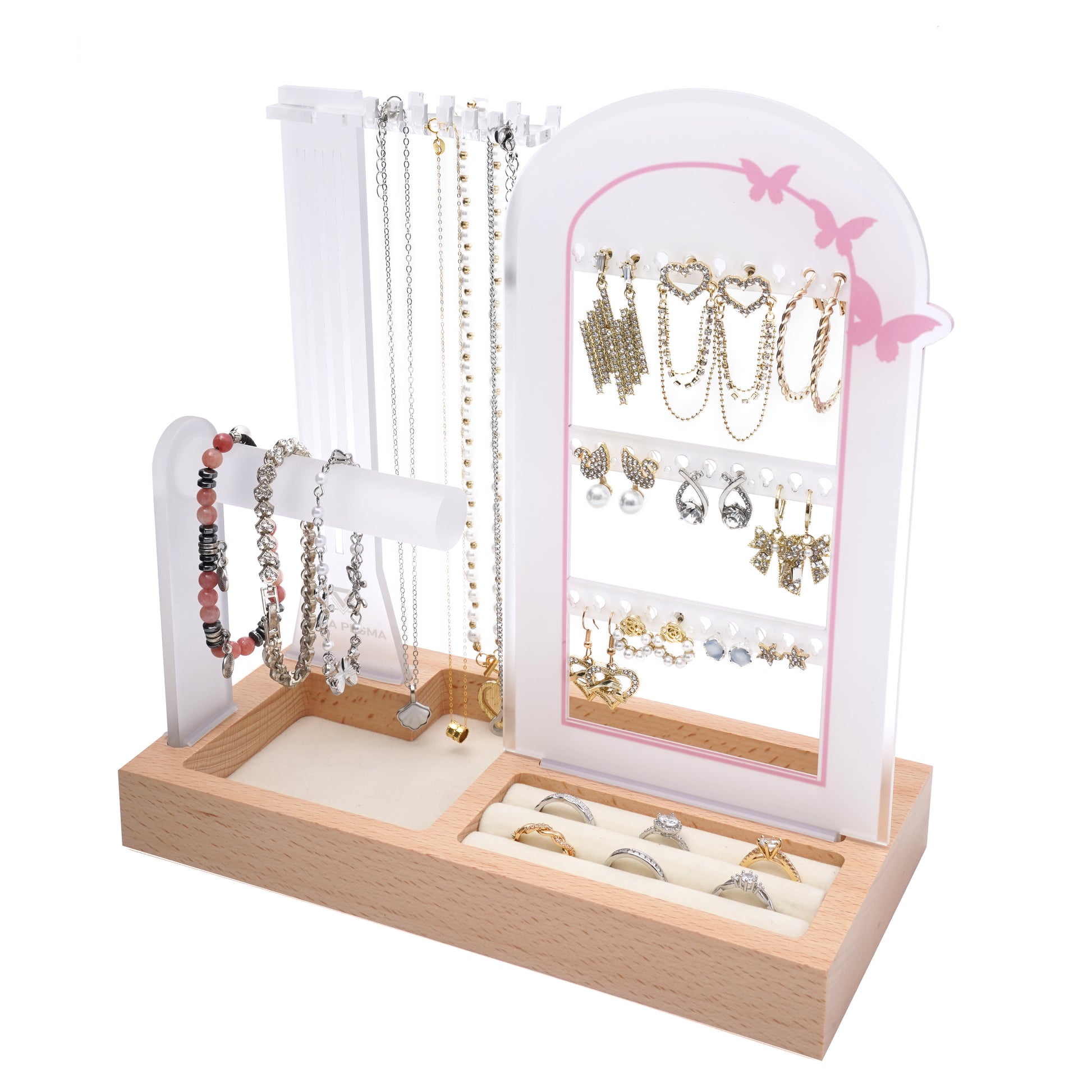 Themed Storage - Pink Butterfly Arch | Necklace organizer
