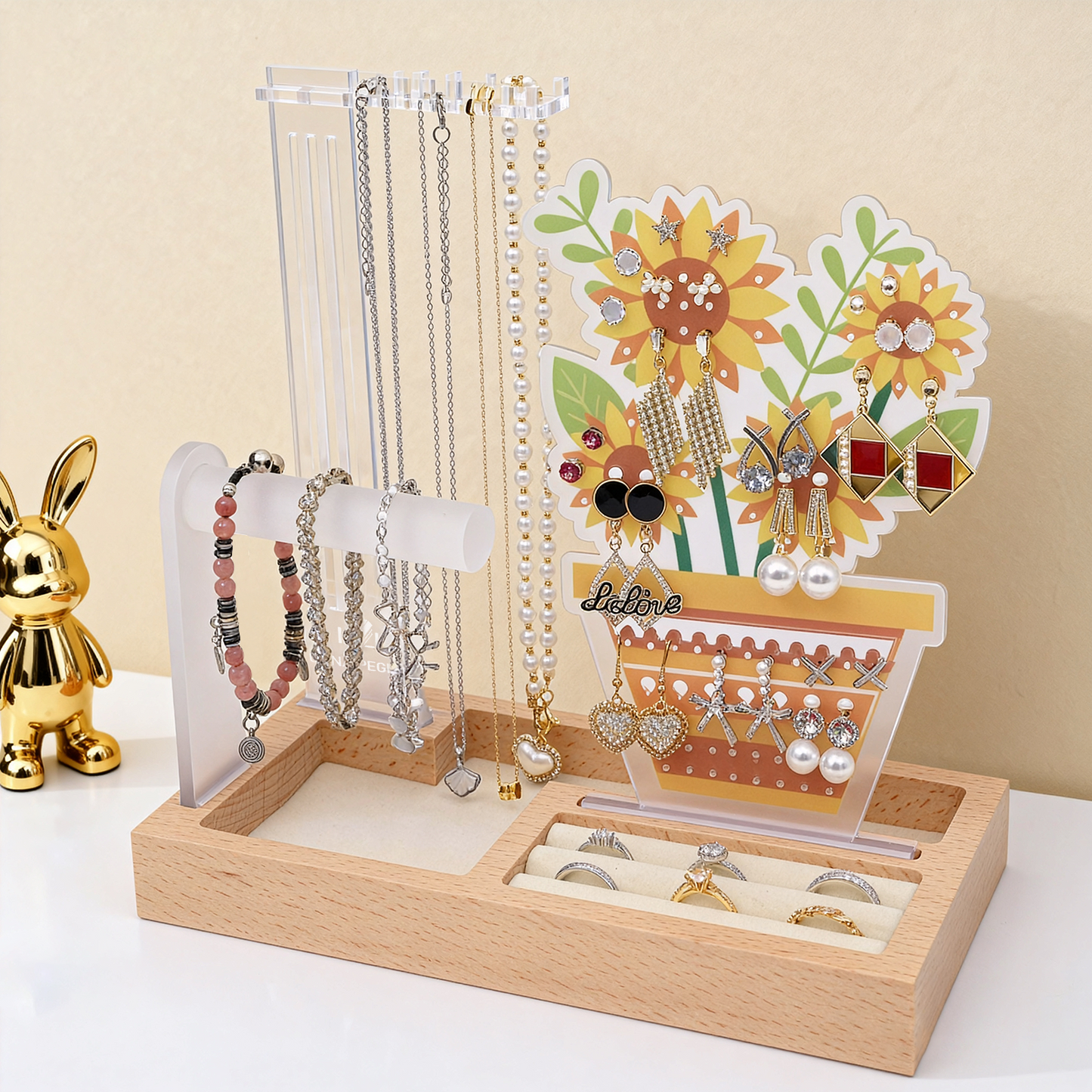 Themed Storage - Sunflowers | Jewelry tower