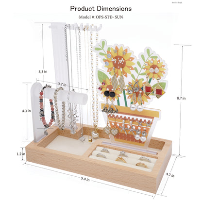 Themed Storage - Sunflowers | Jewelry tower