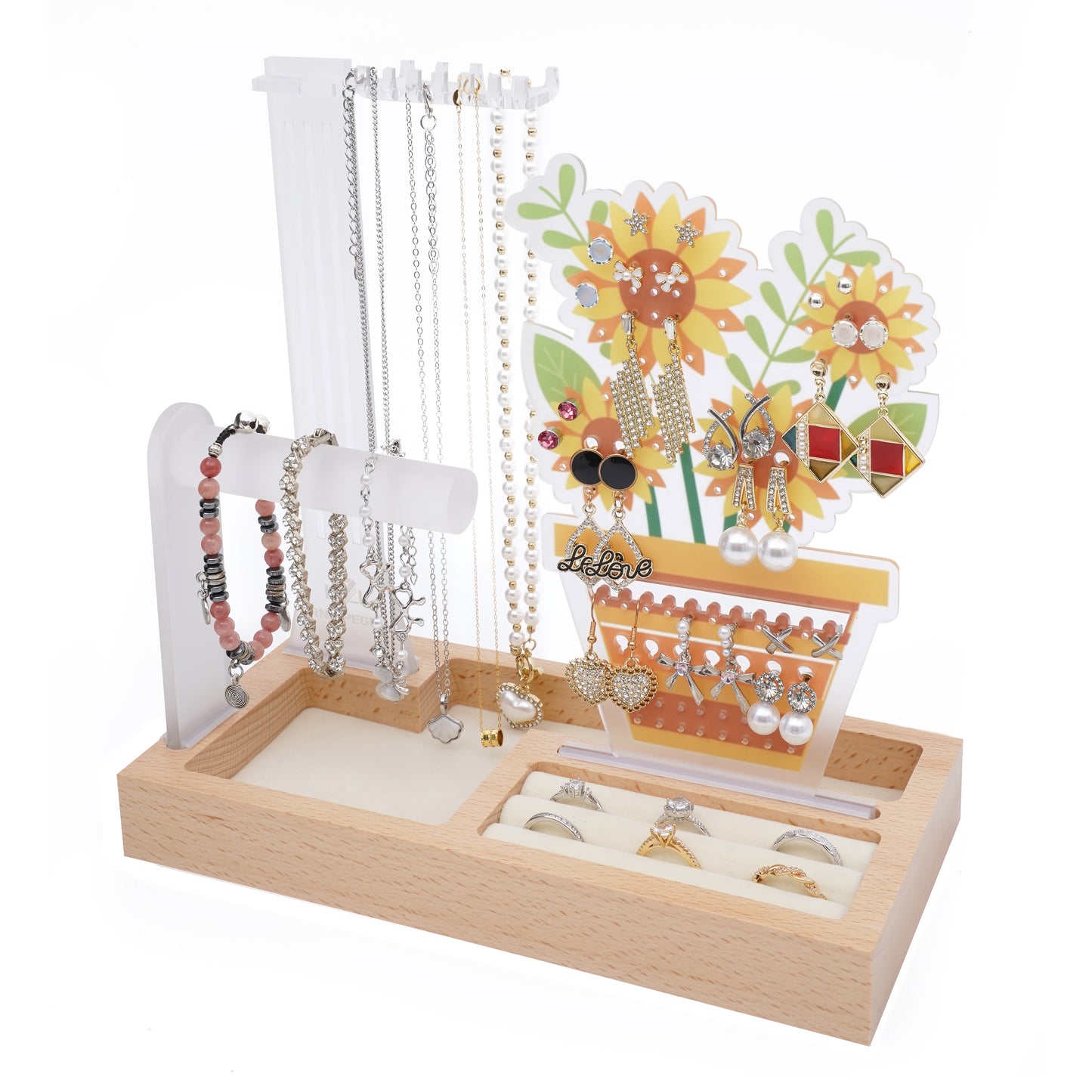 Themed Storage - Sunflowers | Jewelry tower