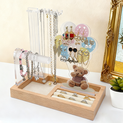 Themed Storage - Teddy and Balloons | jewelry stand organizer
