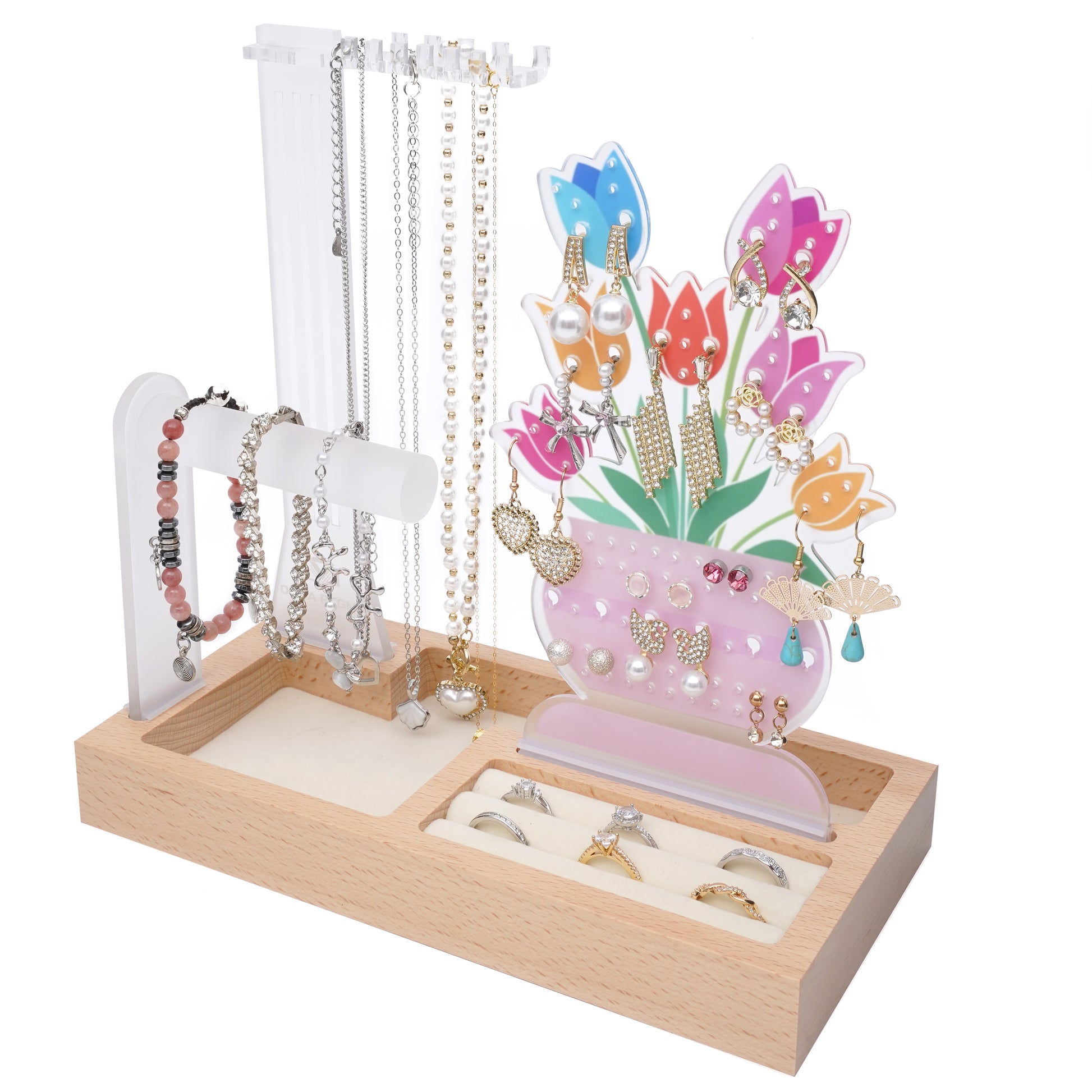 Themed Storage - Tulips | Jewelry holder stand