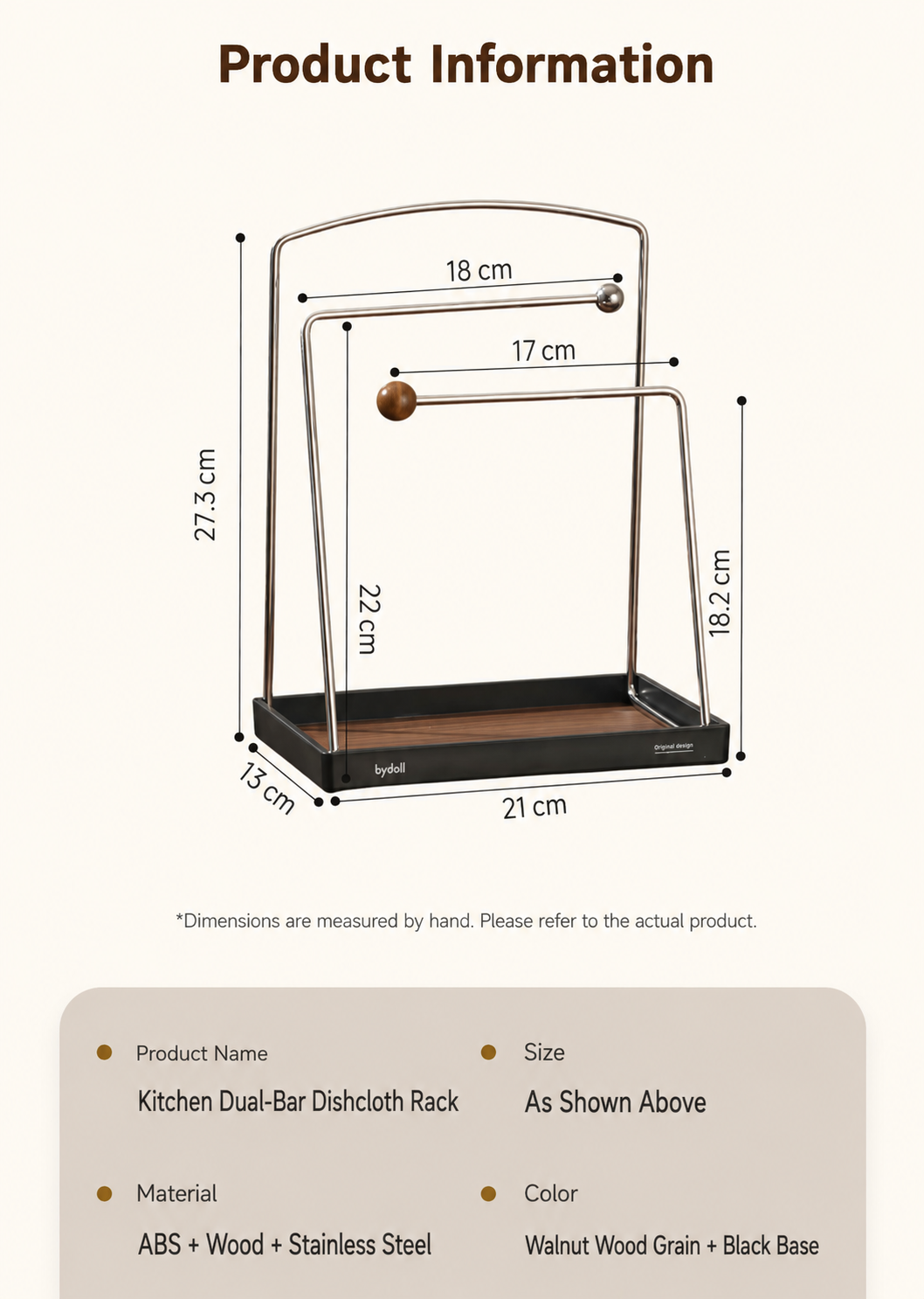 Simple retro jewelry storage rack, desktop jewelry hanger, stainless steel jewelry display rack, entryway miscellaneous items tray