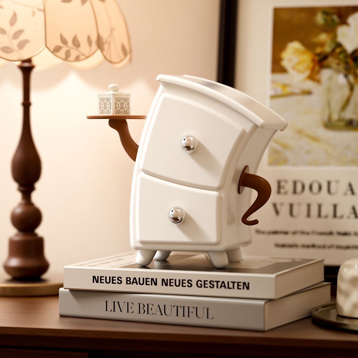 Multi-Tier Jewelry Organizer Box with Drawers — product view 2