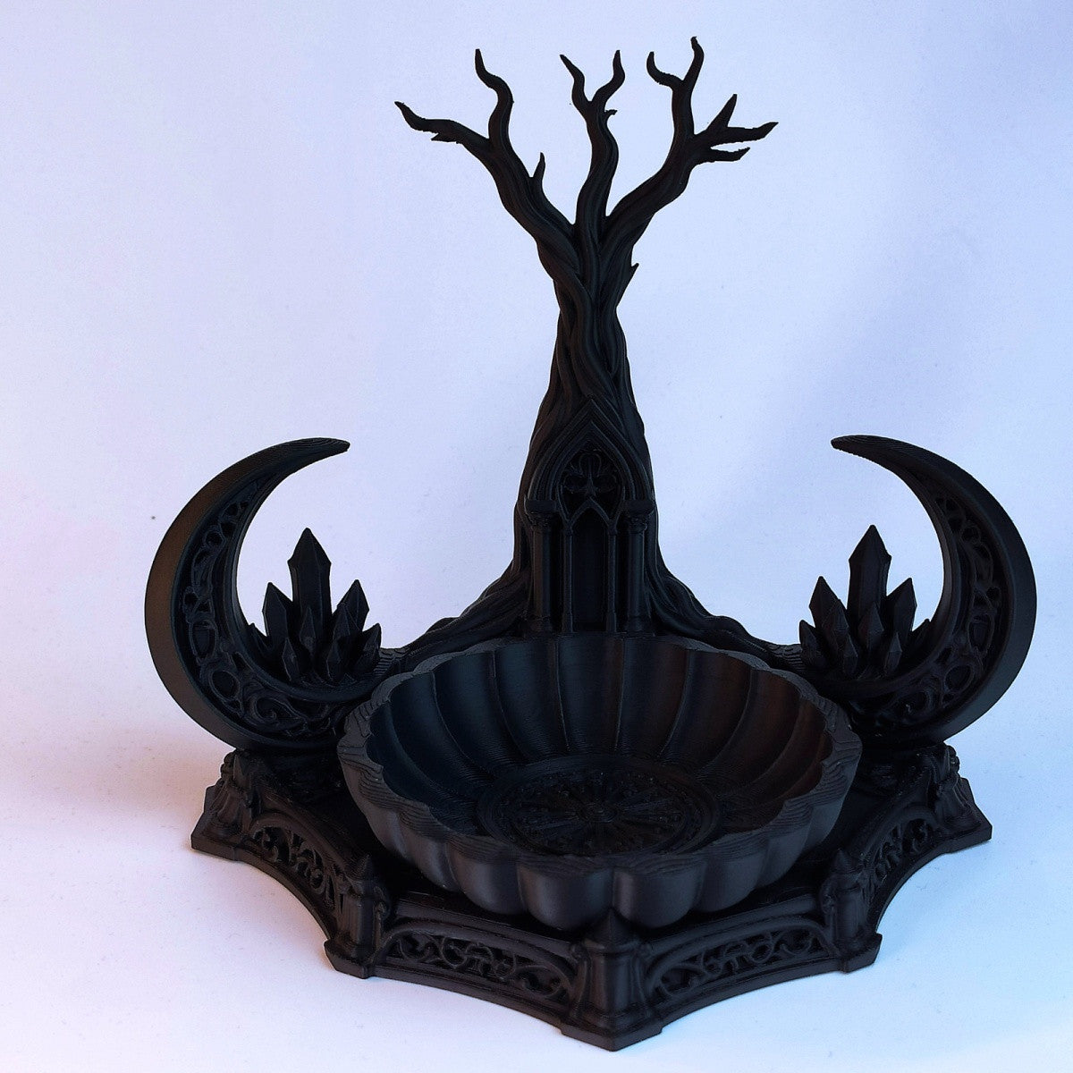 Gothic Tree Jewelry Stand with Tray — product view 4