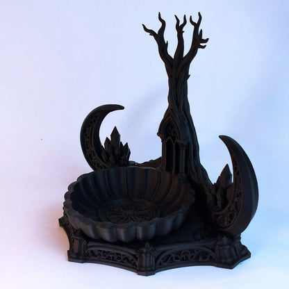 Gothic Tree Jewelry Stand with Tray — product view 6
