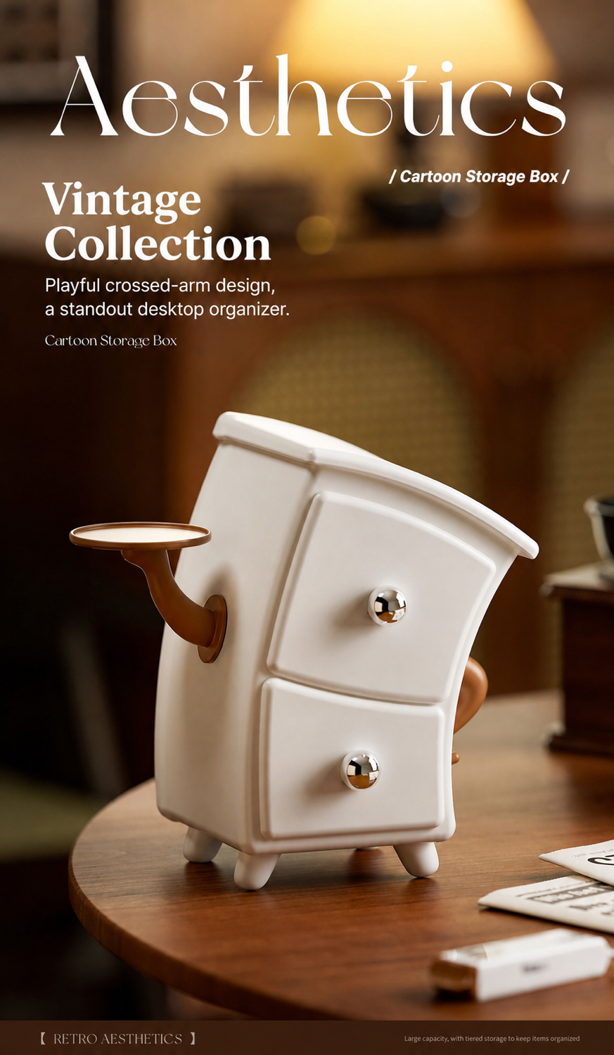 Multi-Tier Jewelry Organizer Box with Drawers — product view 11